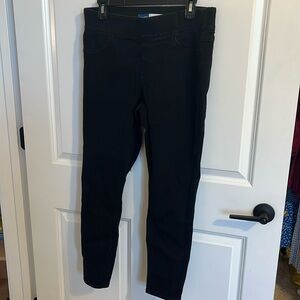 Old Navy Black Denim Skinny Jeans Jeggings 10 short